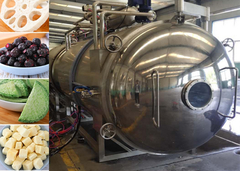 Máy làm khô đông lạnh công nghiệp loại thực phẩm 300 Kg/Lot Máy làm khô đông lạnh công nghiệp