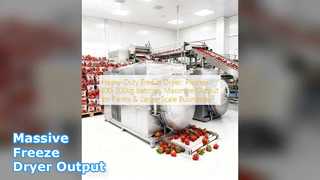 Máy sấy đông lạnh công nghiệp mẻ 100kg