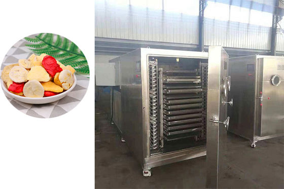 304 SUS Máy sấy đông lạnh công nghiệp với hệ thống làm lạnh