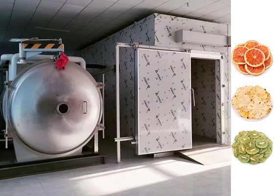 Máy làm khô lạnh bằng chân không thép không gỉ 200 kg / lô
