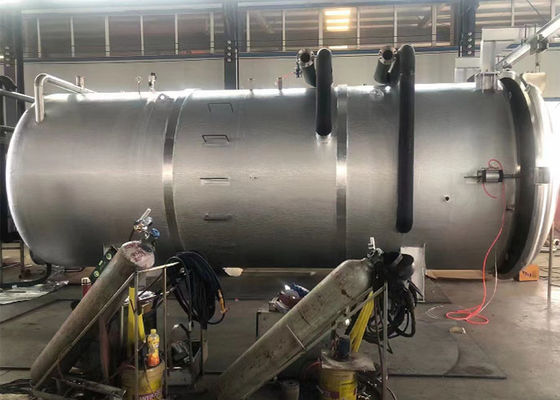 Mức tiếng ồn thấp Máy làm khô đông lạnh công nghiệp 300 kg / lô Sưởi ấm điện