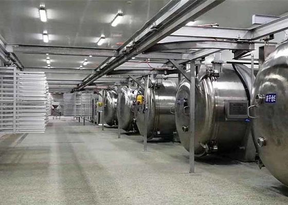 Refcom Máy làm lạnh Lyophilizer Freeze Dryer 100Kg