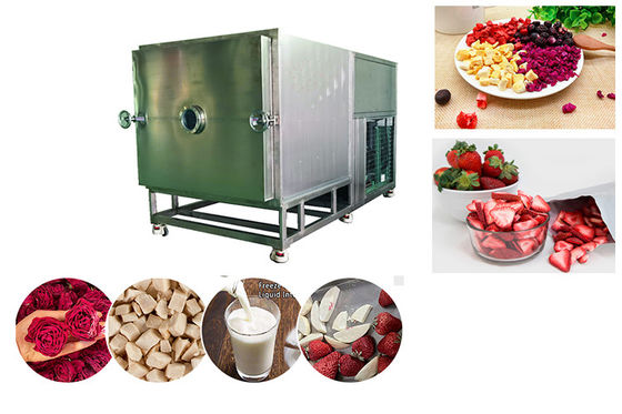 Máy sấy đông lạnh chân không thực phẩm có dung lượng cao 100 kg / lô Máy sấy đông lạnh trái cây