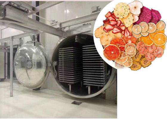 Thức ăn sữa mẹ Máy sấy đông chân không 400 kg/lớp Sưởi ấm điện