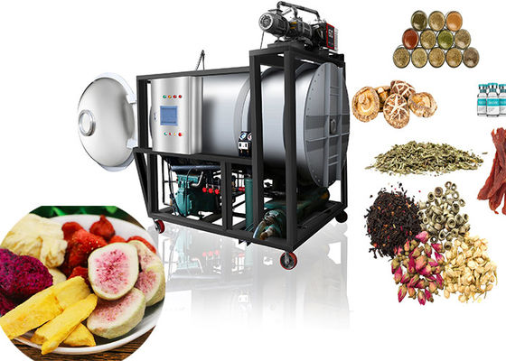 Máy lyophilzer chân không -45C-80C máy làm khô lạnh 100kg/đội