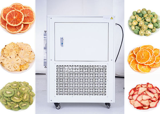 Thép không gỉ phòng thí nghiệm giải nứt tự động Máy sấy đông lạnh Không khí làm mát với nhiệt độ máy ngưng tụ -50C