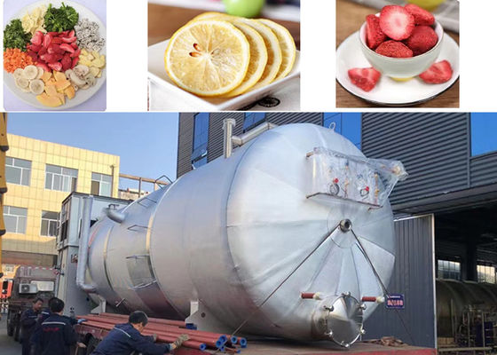 Máy làm khô lạnh công nghiệp thực phẩm lớn với hệ thống điều khiển PLC và mức độ ồn 50dB