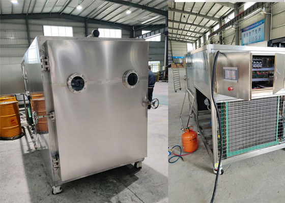 50kg Capacity Thực phẩm Lyophilizer đông lạnh máy sấy khô Condenser hơi -45C
