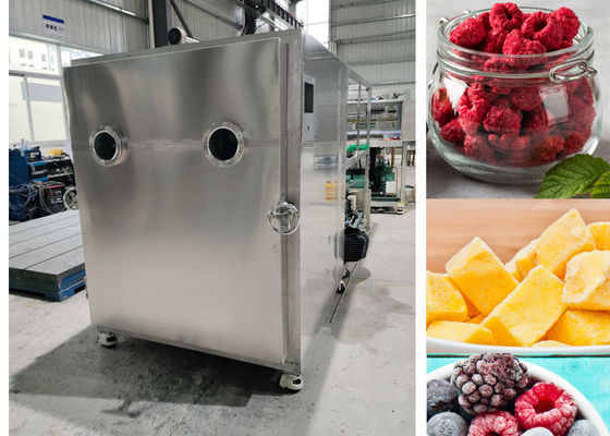 Máy làm khô đông lạnh công nghiệp 200kg Độ chân không < 10Pa