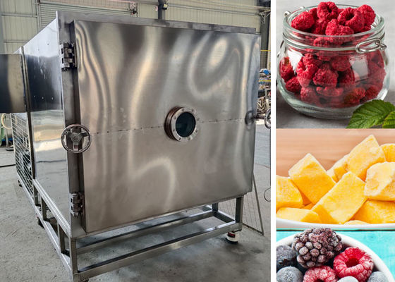 Máy đông khô công nghiệp với hệ thống làm lạnh