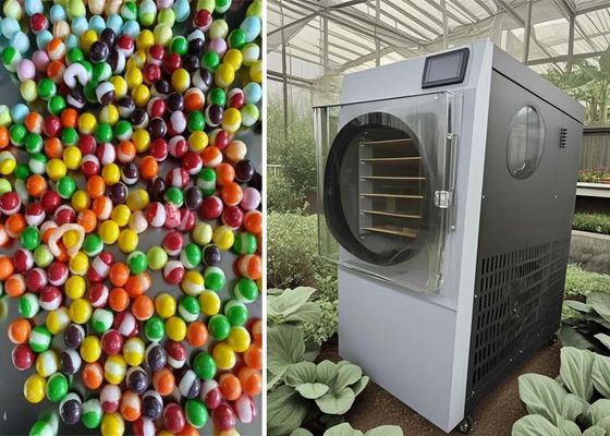 Máy lyophilizer chuyên nghiệp thương mại để làm khô lạnh rau quả kẹo