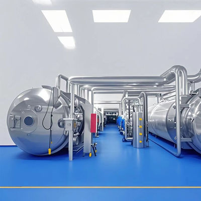 Máy làm khô đông lạnh thương mại lớn 1 tấn Capacity For Dairy / Powder