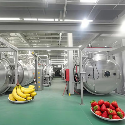 Máy lyophilizer hạng nặng 500kg Máy làm khô đông lạnh công nghiệp cho trái cây / rau / cà phê / hải sản