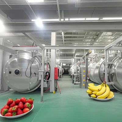 Thiết bị sấy đông khô công nghiệp thương mại công suất 1000kg dùng cho phòng thí nghiệm / nhà máy