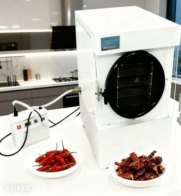 Máy sấy đông khô gia đình nhỏ gọn cho bữa ăn lành mạnh, cắm trại, đồ ăn vặt. Kích thước nhỏ. Ứng dụng: Cắm trại, Ăn uống lành mạnh