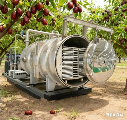 Máy làm khô đông lạnh công nghiệp 100kg: Hiệu quả cao, chi phí hoạt động thấp.