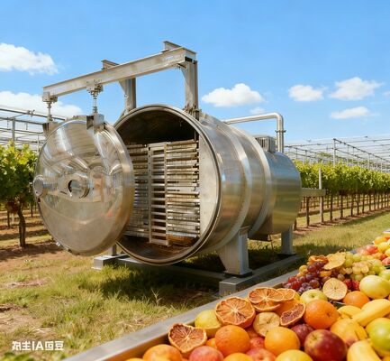 Mở rộng quy mô bảo quản thực phẩm của bạn. Máy sấy đông lạnh công suất lớn của chúng tôi đảm bảo chất lượng cấp thương mại, sản lượng cao và giữ lại chất dinh dưỡng vượt trội