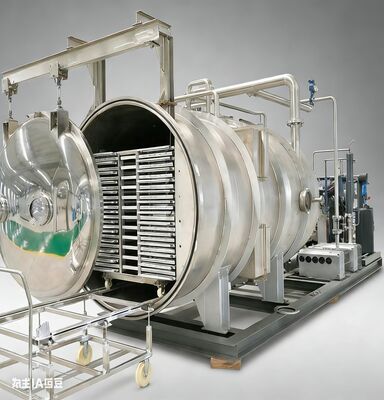 Đạt được chất lượng cao nhất ở quy mô: Máy làm khô đông lạnh công nghiệp 100KG của chúng tôi bảo quản hoàn hảo các thành phần dược phẩm, thực phẩm và dược phẩm.