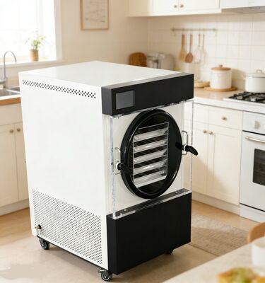 Hiệu suất thương mại ở nhà. Máy sấy đông tại nhà bằng thép không gỉ với dung lượng lớn và sấy khô đáng tin cậy 24/7.