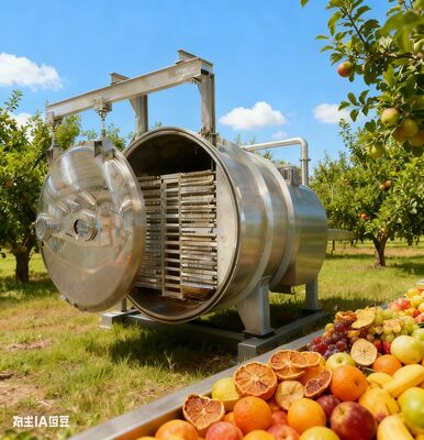 Giảm chi phí, tăng sản lượng. Máy đông khô thực phẩm quy mô lớn, thiết kế tiết kiệm năng lượng, chu kỳ sấy nhanh và bảo trì thấp