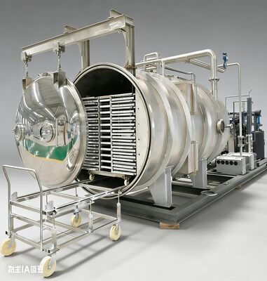 Được chế tạo cho ngành Dược phẩm & Thực phẩm số lượng lớn | Máy sấy đông lạnh thương mại 150kg mỗi mẻ, Buồng thép không gỉ, Kiểm soát nhiệt độ chính xác & Công nghệ tiết kiệm năng lượng