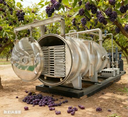 Mở khóa các dòng thu nhập mới: Máy làm khô đông 100-200KG hạng nặng được thiết kế để sản xuất khối lượng lớn với độ bền thép không gỉ, độ chính xác PLC và kết quả tuổi thọ 25 năm.