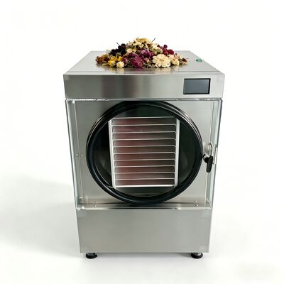 Máy sấy đông lạnh nhỏ 3600W sử dụng máy bơm chân không Baosi hai giai đoạn được thiết kế để sấy đông các mẫu sinh học và hóa học