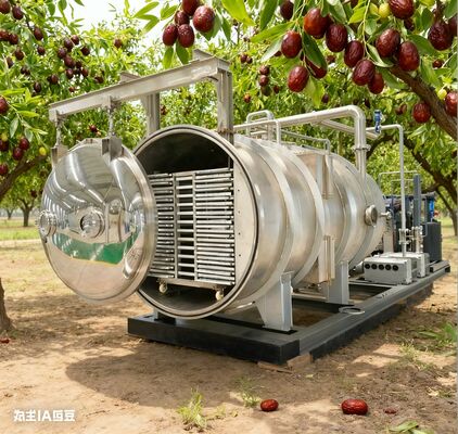 Mở rộng quy mô mà không ảnh hưởng đến chất lượng. Máy sấy đông lạnh công suất lớn 100-200KG được thiết kế cho sản xuất khối lượng lớn với độ bền thép không gỉ, hiệu quả năng lượng & kết quả nhất quán mỗi mẻ.