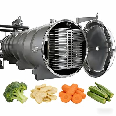 Tủ sấy thăng hoa công nghiệp làm mát bằng nước, dải nhiệt độ từ âm 50 độ C đến dương 80 độ C, chế tạo từ thép không gỉ 304
