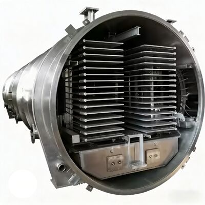 Máy sấy đông lạnh công nghiệp BITZER hoặc Leybold bao gồm hệ thống điều khiển PLC và mức độ tiếng ồn 70dB được tối ưu hóa cho công nghiệp