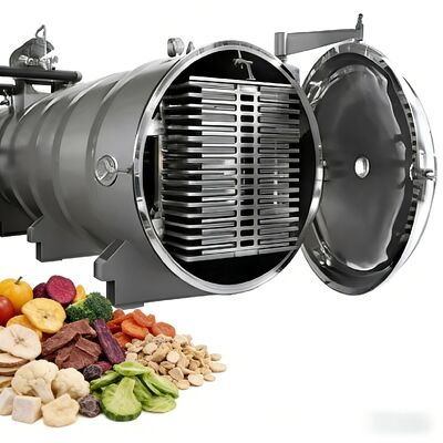 Máy sấy đông lạnh công nghiệp 220V380V3PH Tích hợp Bộ làm lạnh  hoặc Leybold và Hệ thống sưởi điện Đảm bảo sấy khô