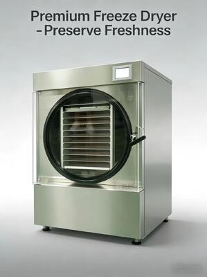 Máy Sấy Thăng Hoa Danfoss Compressor SUS304 Thép Không Gỉ 220V 1PH 50 60HZ Lý tưởng cho Bảo quản Thực phẩm và Lưu trữ Dài hạn