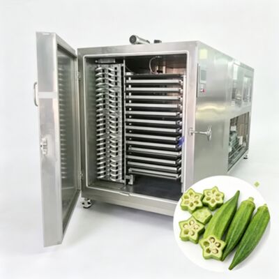 Máy sấy đông lạnh công nghiệp bằng thép không gỉ 304 Công suất định mức 200KW và Hệ thống sưởi điện đảm bảo Hiệu suất sấy đông lạnh