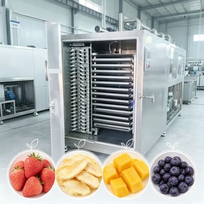 Máy sấy đông lạnh công nghiệp với Hệ thống An toàn Kép, Chế độ Hoạt động Tự động và Mức chân không dưới 13Pa, Lý tưởng cho Công nghiệp
