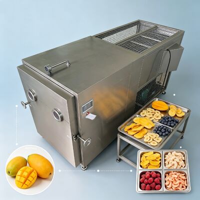 Hệ thống an toàn đa công nghiệp Máy sấy đông lạnh có hệ thống điều khiển PLC Mức độ tiếng ồn 70dB Cung cấp các giải pháp sấy đông an toàn và yên tĩnh