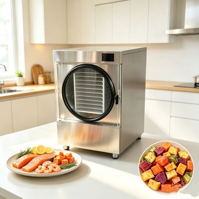 SUS304 Stainless Steel gia dụng máy sấy đông âm lượng dưới 50dB cung cấp hoạt động yên tĩnh và xây dựng bền cho sấy đông