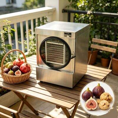 Phạm vi nhiệt độ -50 độ C đến +90 độ C Máy làm khô tại nhà đông lạnh với màn hình LCD thích hợp cho bảo quản thực phẩm và phòng thí nghiệm