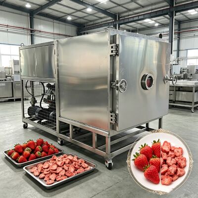 1600Kg Máy đông khô rau EXW các thuật ngữ thương mại phù hợp với các ứng dụng khô nước và bảo quản rau trong công nghiệp