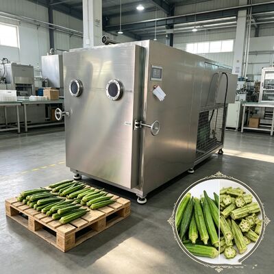 Máy làm mát bằng không khí máy làm khô rau đông lạnh có hệ thống điều khiển PLC đảm bảo làm khô rau đông lạnh với thời gian xử lý tối thiểu