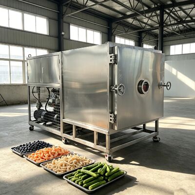 Vận hành tự động EXW Máy sấy đông lạnh rau quả lý tưởng để duy trì độ tươi của rau và trong quá trình sấy đông lạnh