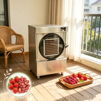Máy sấy đông lạnh gia dụng tầm trung với nhiệt độ từ -50 độ C đến +90 độ C được thiết kế để loại bỏ độ ẩm
