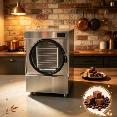 SUS304 Thép không gỉ Máy sấy đông nhà Sưởi ấm điện 3600W Được thiết kế để cung cấp kết quả sấy đông nhất quán
