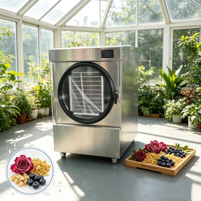 3600W gia đình máy sấy đông sử dụng hệ thống làm lạnh Danfoss nén hoàn hảo cho gia đình bảo quản thực phẩm và giá trị dinh dưỡng